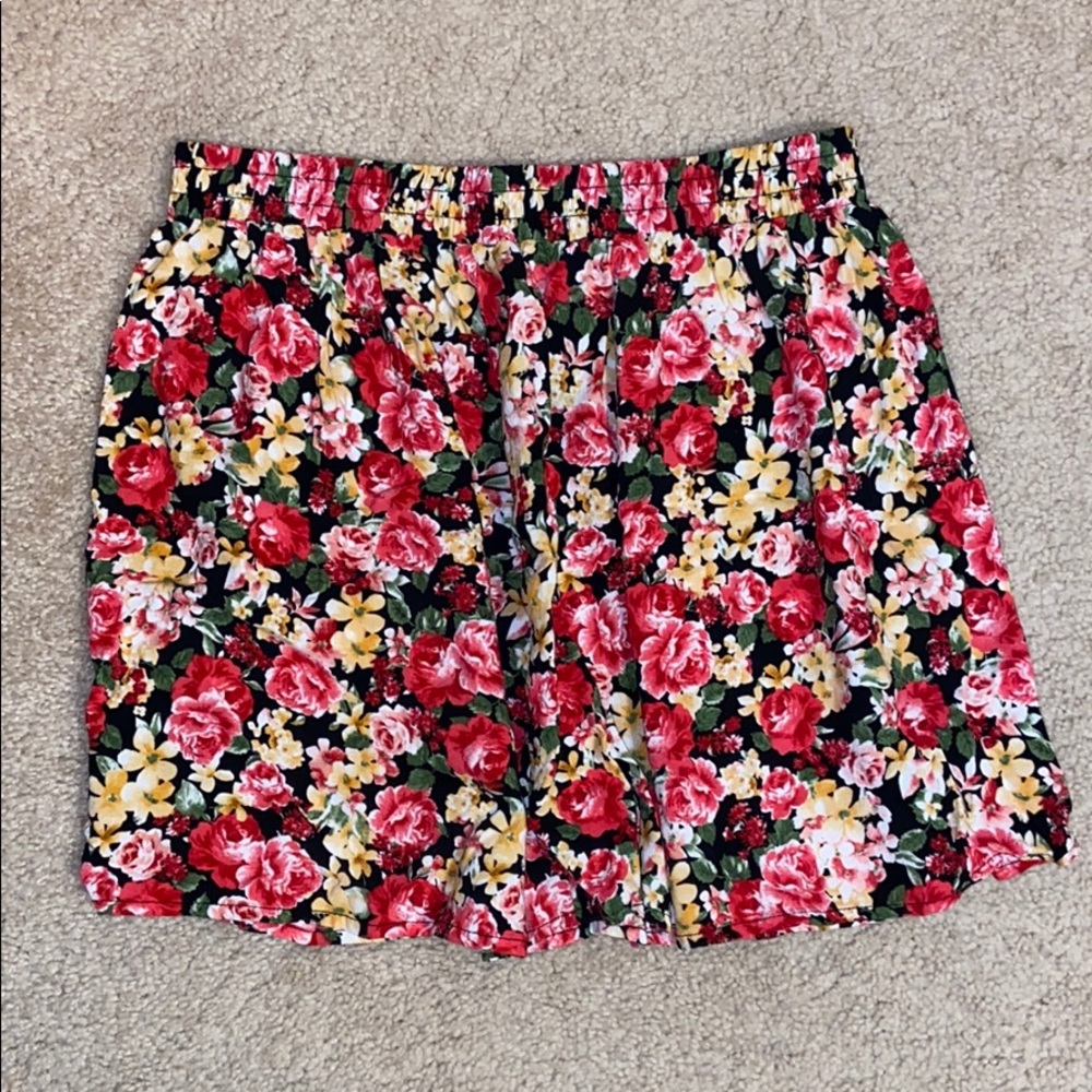 floral skirt